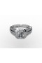 Кольцо для помолвки с бриллиантом огранки "Радиант"