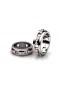 Chain-shape wedding rings with Diamonds
