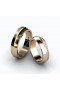 Classy Wedding Rings With 11 Brilliants for the Bride