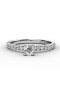 white gold engagement ring with 0.50ct diamond and 30 brilliants