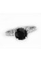 18k solitaire white gold engagement ring
