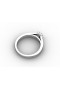 18k solitaire white gold engagement ring