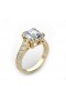 anillo de compromiso con diamante talla radiant