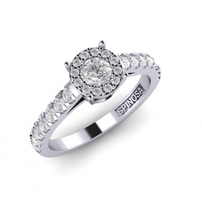 Fantasy solitaire ring