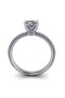 Oval Diamond Cut with pave setting