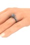 Diamond Ring with twisted Shank