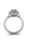 Diamond Oval cut Ring with Halo