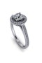Enagagement Ring with Halo Diamonds