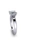 4 Claws Solitaire Ring with Diamonds 