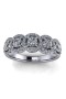 5 Halo Diamond Ring