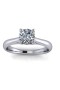  Solitaire with brilliant cut diamond ring