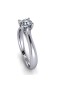  Solitaire with brilliant cut diamond ring