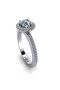 Solitaire Diamond Ring with Halo