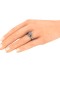 Brilliant Solitaire Ring with Cross Claws
