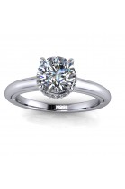 Enagement Ring with Brilliant Halo