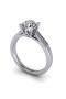 4 Claws Solitaire Brilliant Cut Ring