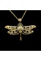 FILIGREE PENDANT WITH DRAGONFLY FIGURE