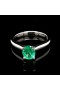 OVAL CUT COLOMBIAN EMERALD RING