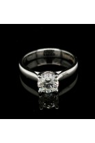 ENGAGEMENT RING WITH 1.01 CT. CENTRAL DIAMOND