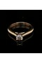 ENGAGEMENT RING WITH CENTRAL DIAMOND 0,30 CT
