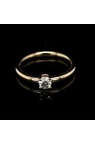ENGAGEMENT RING WITH 0.26 CT. CENTRAL DIAMOND