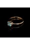 SOLITAIRE RING WITH BLUE TOPAZ 