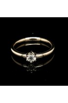 ENGAGEMENT RING WITH 0.23 CT. CENTRAL DIAMOND