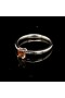 SOLITAIRE RING WITH 0.39 CT. FANCY BROWN DIAMOND