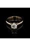 ENGAGEMENT RING WITH CENTRAL DIAMOND 1,01 CT.