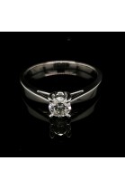 ENGAGEMENT RING WITH 0.37 CT.DIAMOND