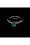 COLOMBIAN EMERALD RING WITH DIAMONDS