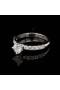 ENGAGEMENT RING WITH 0.3 CT. CENTRAL DIAMOND