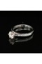 ENGAGEMENT RING WITH 0.60 CT. CENTRAL DIAMOND
