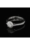 SOLITAIRE RING WITH HALO DIAMOND