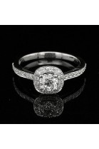 ENGAGEMENTG RING WITH 0.41 CT. CENTRAL DIAMOND