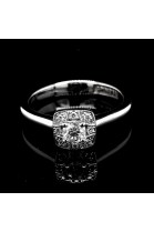 ENGAGEMENT RING WITH 0.21 CT. CENTRAL DIAMOND