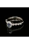 OVAL CUT SAPPHIRE RING WITH DIAMONDS