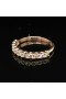 PINK GOLD ETERNITY RING WITH 11 DIAMONDS