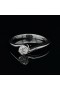 SOLITAIRE RING WITH 0,28 CT.CENTRAL DIAMOND 